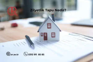 Zilyetlik tapu başlığı altında ev maketi ve sözleşme imzalayan kişi.